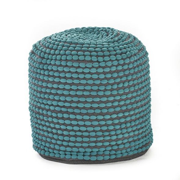 Rococco Round Pouf Ottoman - Christopher Knight Home | Target