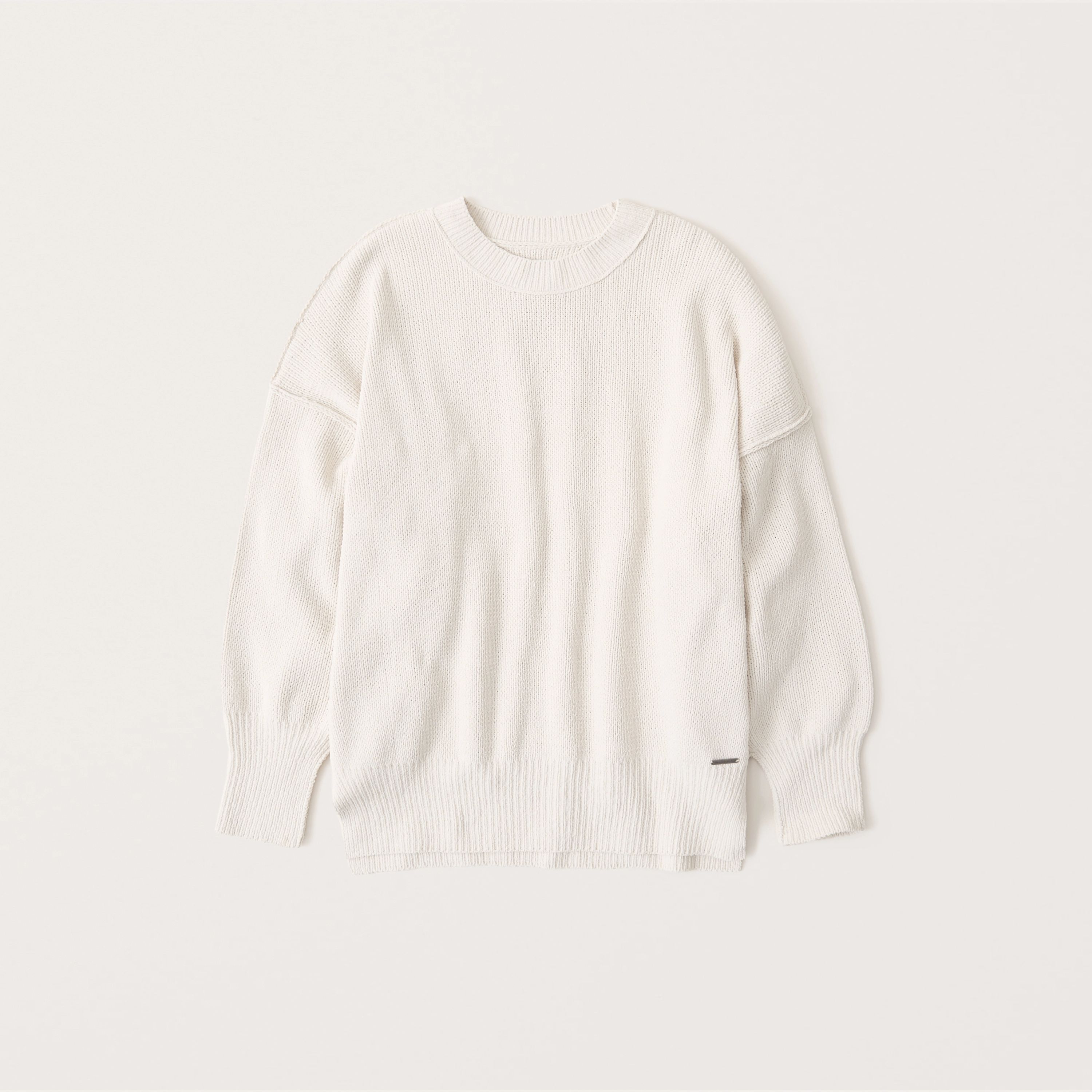 Oversized Chenille Sweater | Abercrombie & Fitch (US)