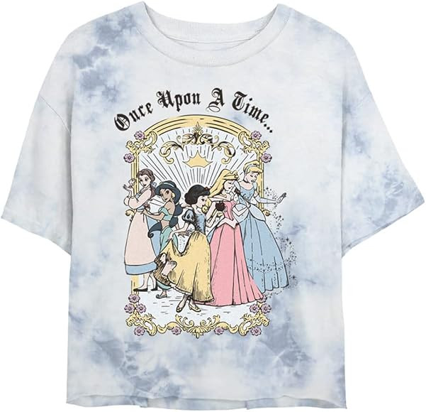 Disney Vintage Princess Group Women's Fast Fashion Short Sleeve Tee Shirt | Amazon (US)
