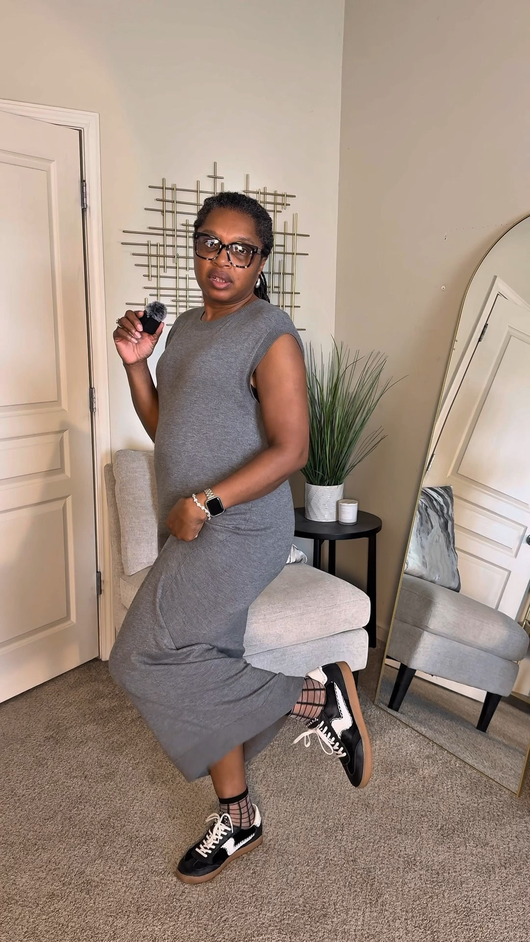 A dress paired with sneakers is an ideal combo.  This look is for your casual Friday to work or happy hour.
I’ve added similar dresses to choose from.
#dressandsneakers 

#LTKStyleTip #LTKFindsUnder50