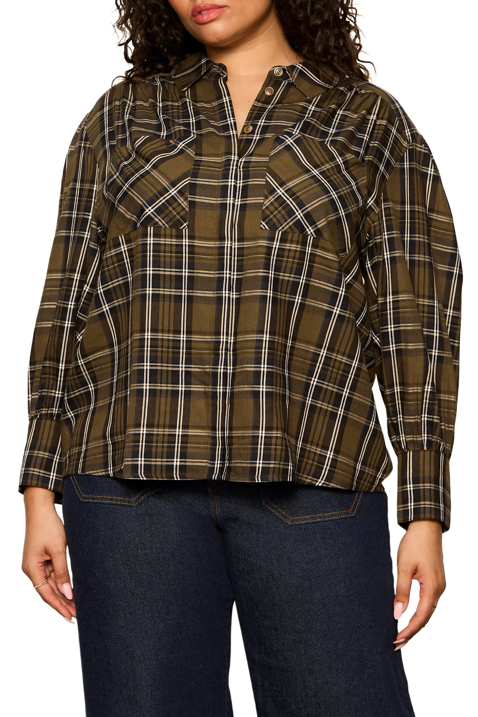 Colette Plaid Button-Up Shirt (Women) | Nordstrom | Nordstrom