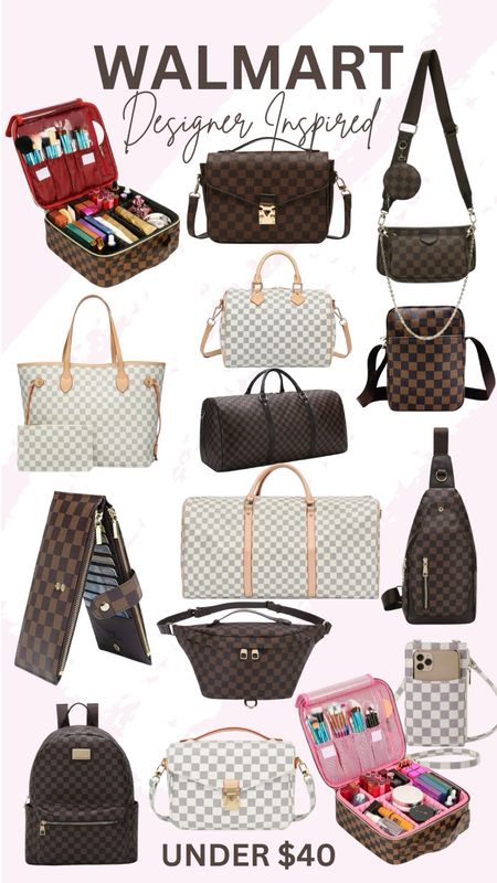 Walmarts checkered handbags are my favorite designer handbag look alikes and alternatives! 

#LTKStyleTip #LTKFindsUnder50 #LTKItBag