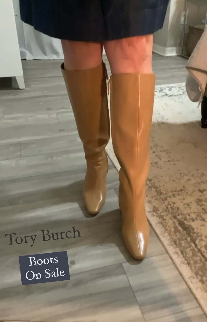 Tory burch sale knee high boots