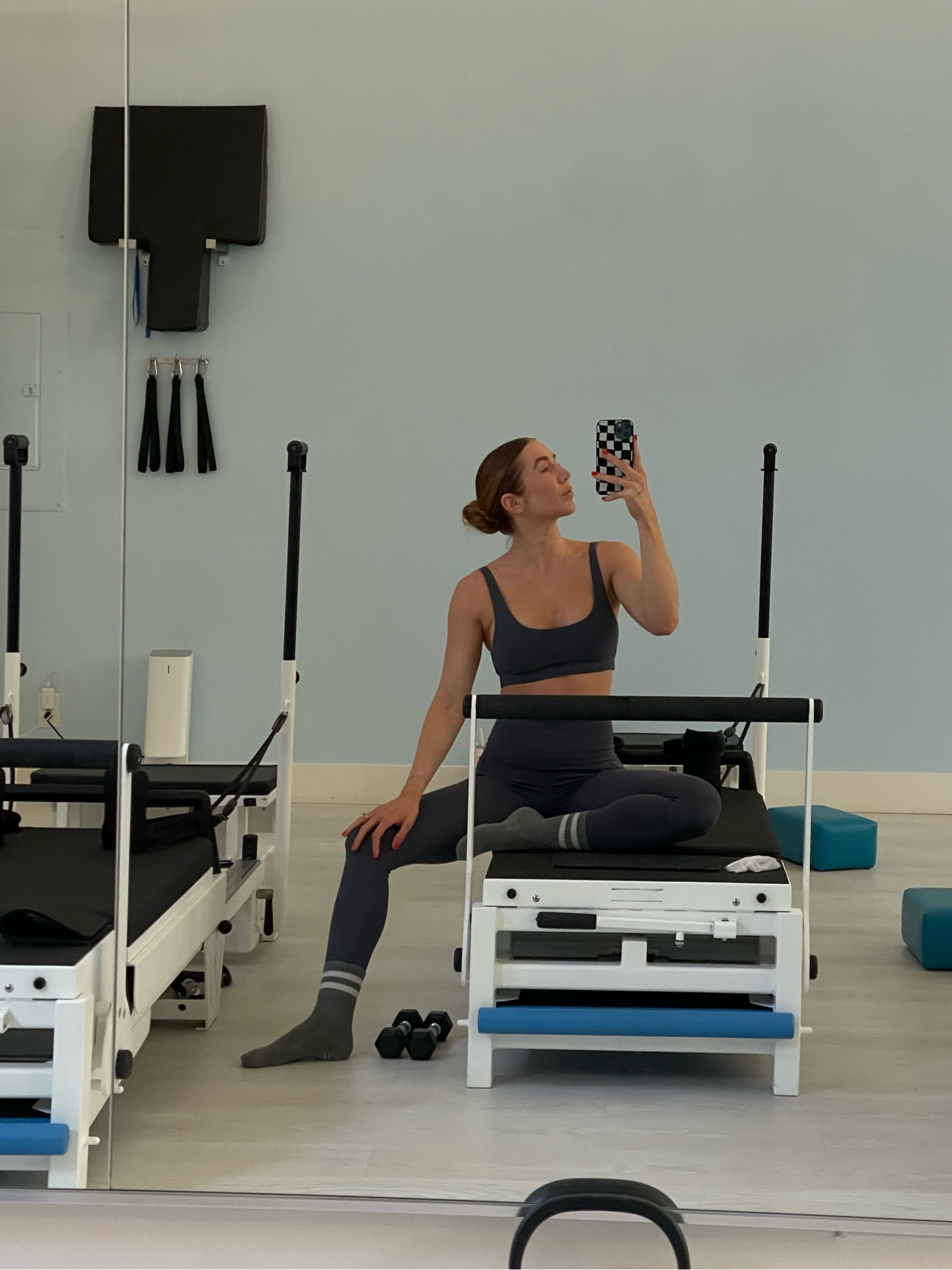 the softest yet still super compressive workout set I own! So good for Pilates 