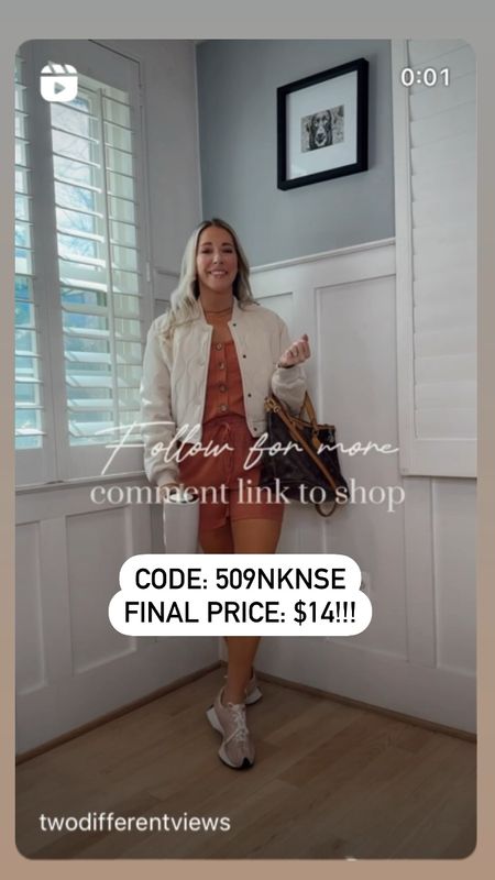 Amazon 2 piece set $14!!!!
CODE: 509NKNSE
Amazon 
Amazon outfit 
Cover up
Summer outfit 

#LTKtravel #LTKSeasonal #LTKfindsunder50