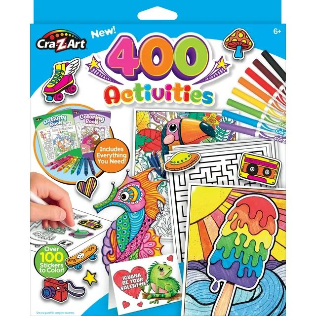 Cra-Z-Art New 400 Activities, Multifunctional Set, Multicolor, Beginner, Unisex Ages 6 and up | Walmart (US)