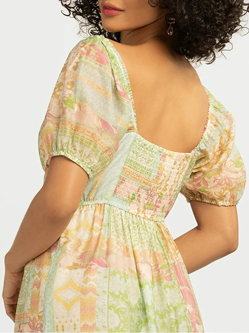 Jessica Simpson Women's Emmory Tiered Maxi Dress, Sizes XS-XL | Walmart (US)