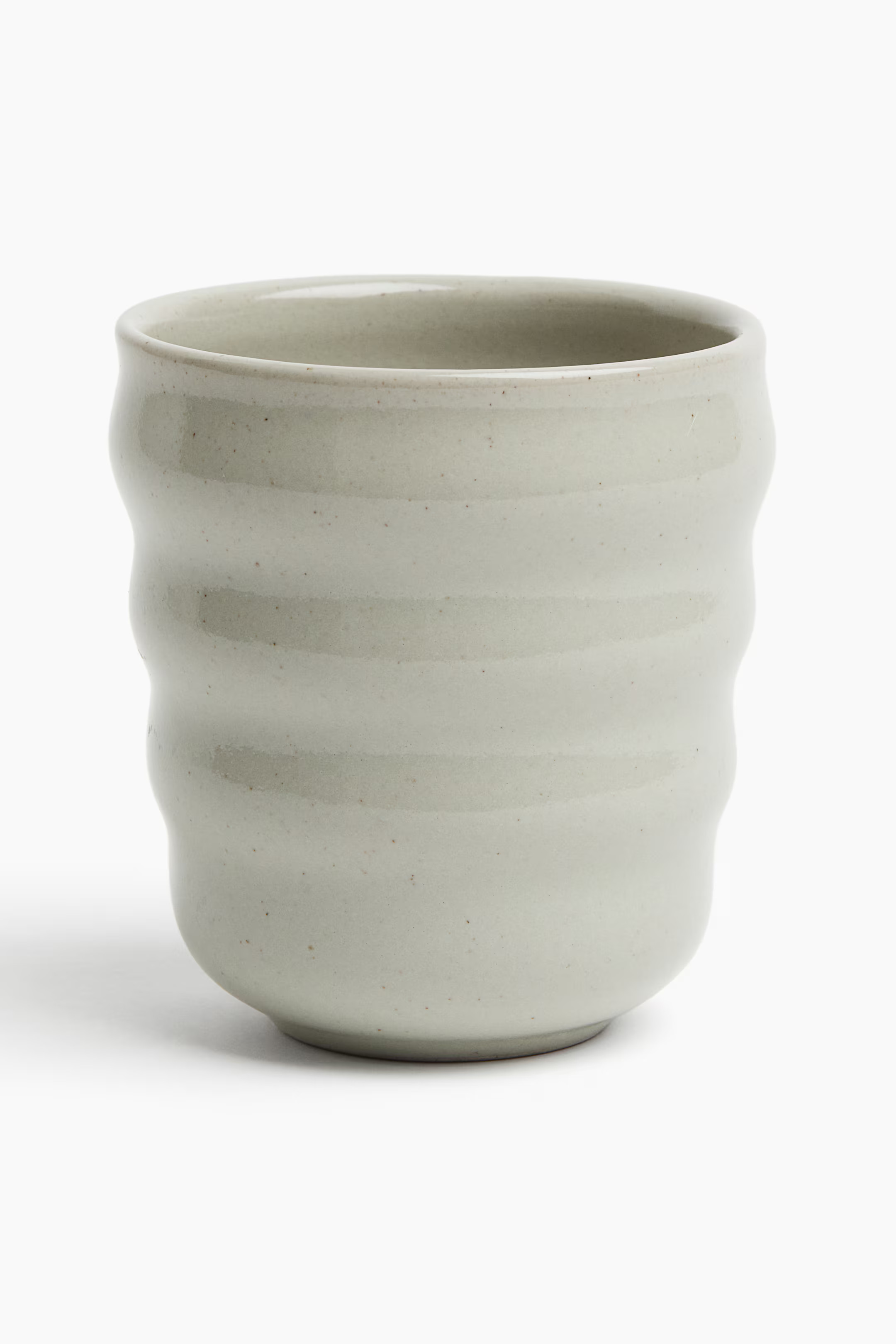 Fluted stoneware mug - Mole - Home All | H&M GB | H&M (UK, MY, IN, SG, PH, TW, HK)