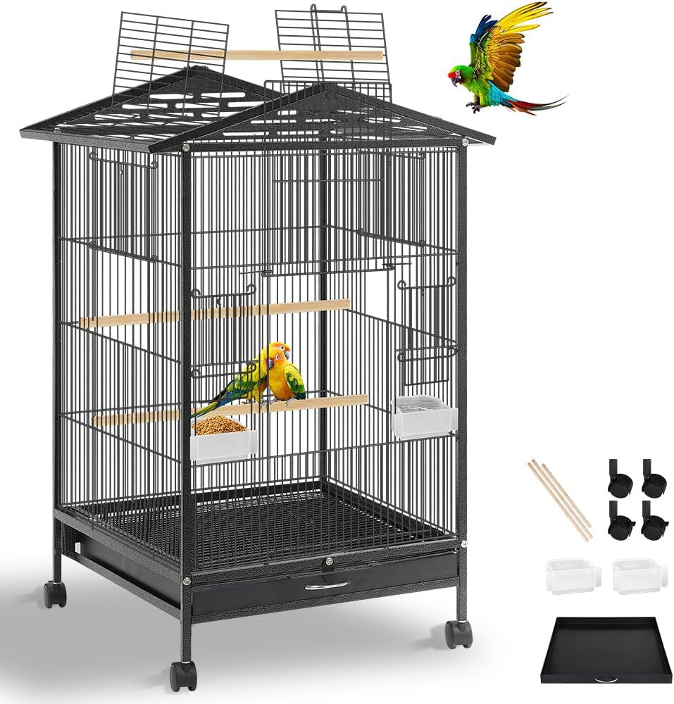Gaiola para Calopsita, 86 * 46 * 46cm, Viveiro para Papagaio Grande, Viveiro para Calopsita, Gaio... | Amazon (BR)