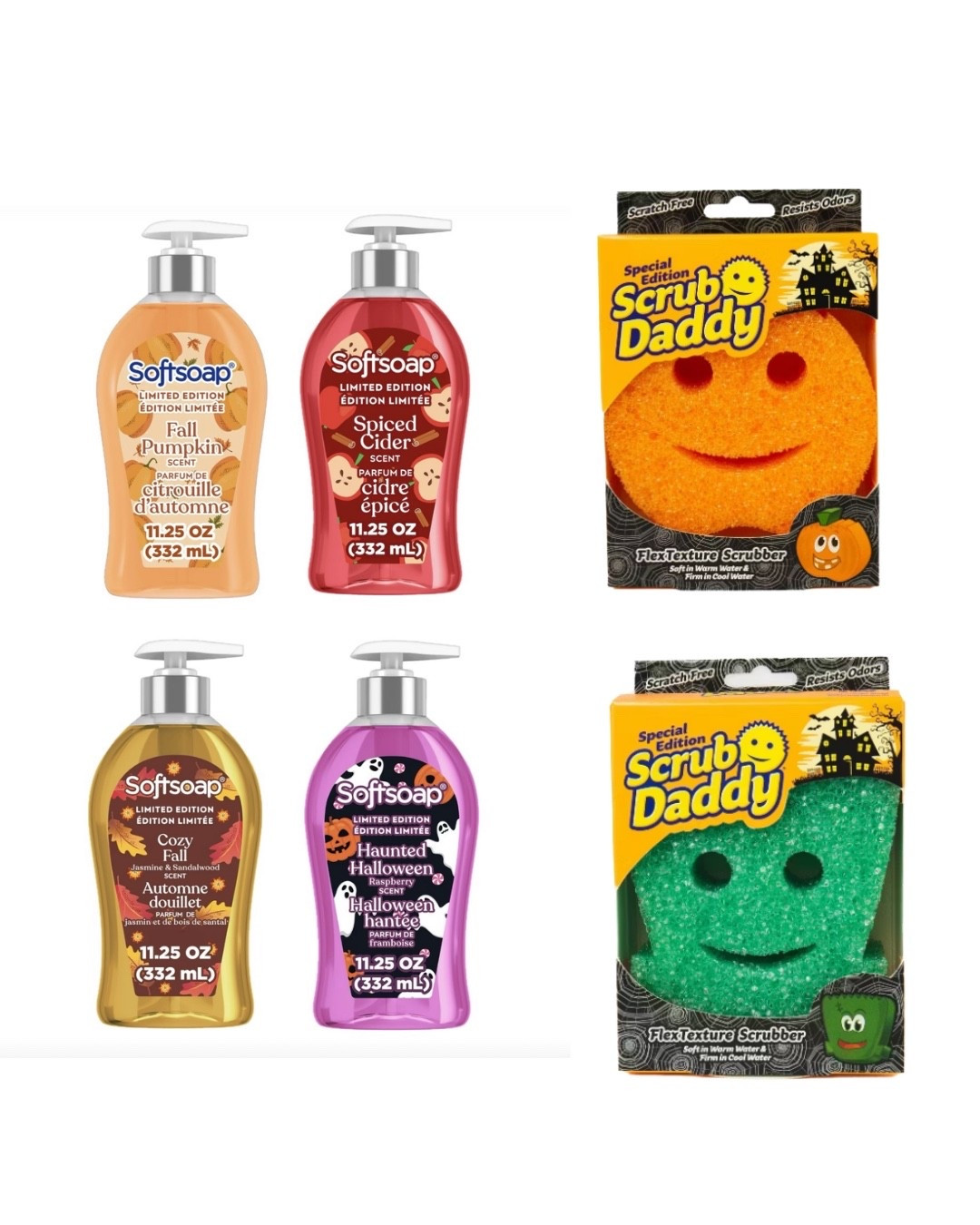 Halloween Clean 🫧 🎃 
… cute, Halloween- themed soaps and Scrub Daddies. Pair them for a sweet hostess gift for Halloween parties!



#LTKHome #LTKHalloween