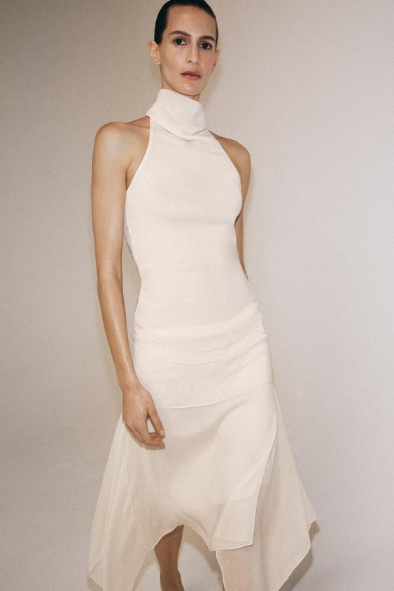 DRAPED LONG DRESS | Zara US