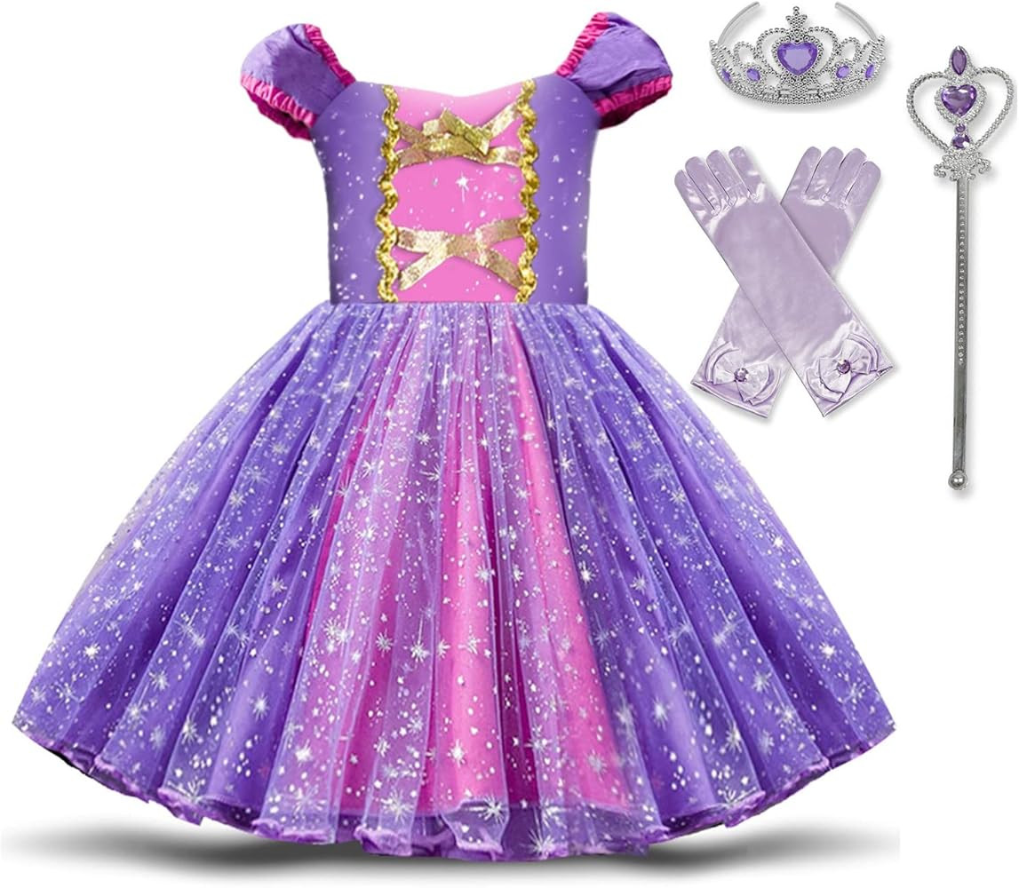 HNXDYY Little Girls Princess Dress Girls Fancy Party Costume | Amazon (US)