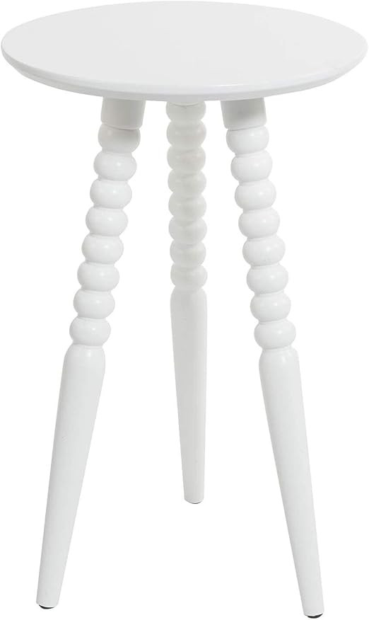 Silverwood Side Table, 14 x 14 x 23 in (D x W x H), Pure White | Amazon (US)