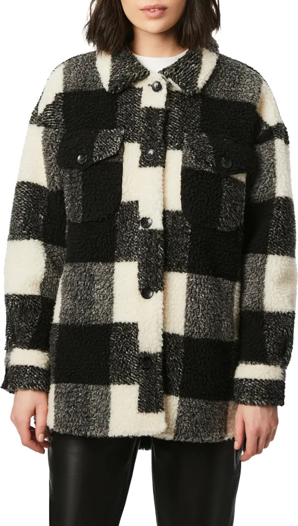 Bernardo Plaid Fleece Shirt Jacket | Nordstromrack | Nordstrom Rack