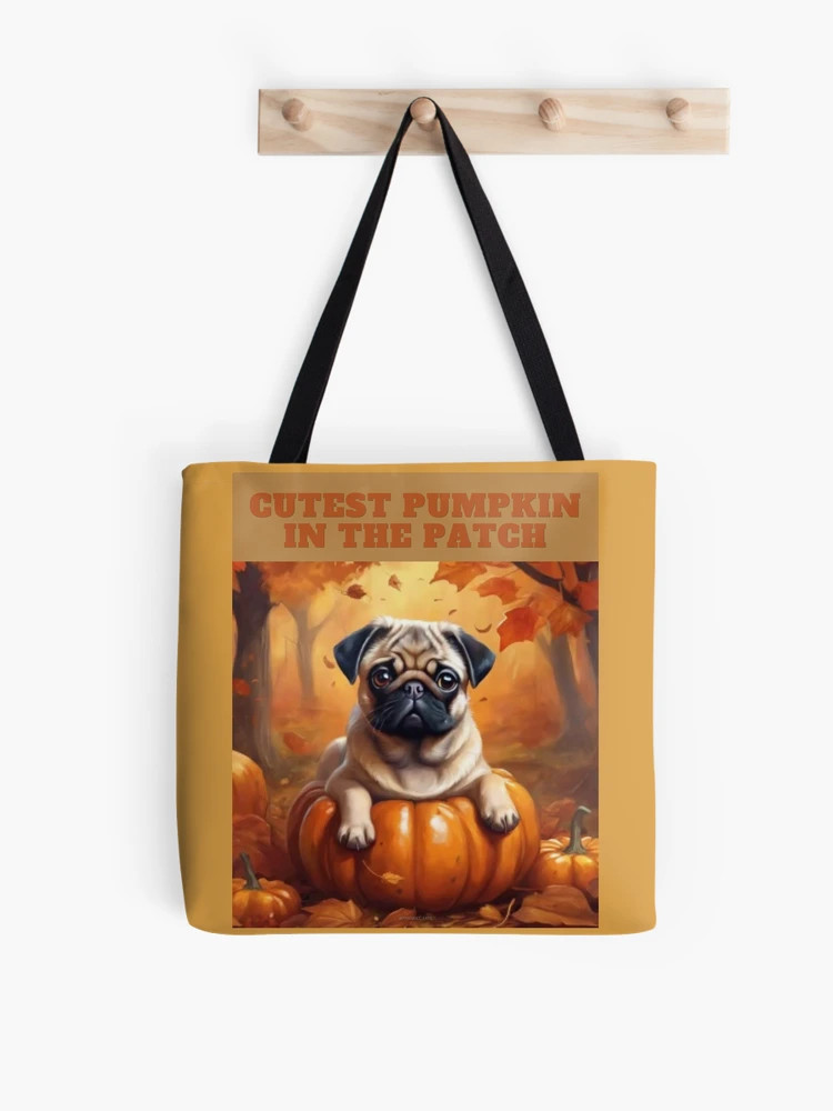 Fawn Fall Pug - Cutest Pumpkin in the Patch Tote Bag | Redbubble (US)