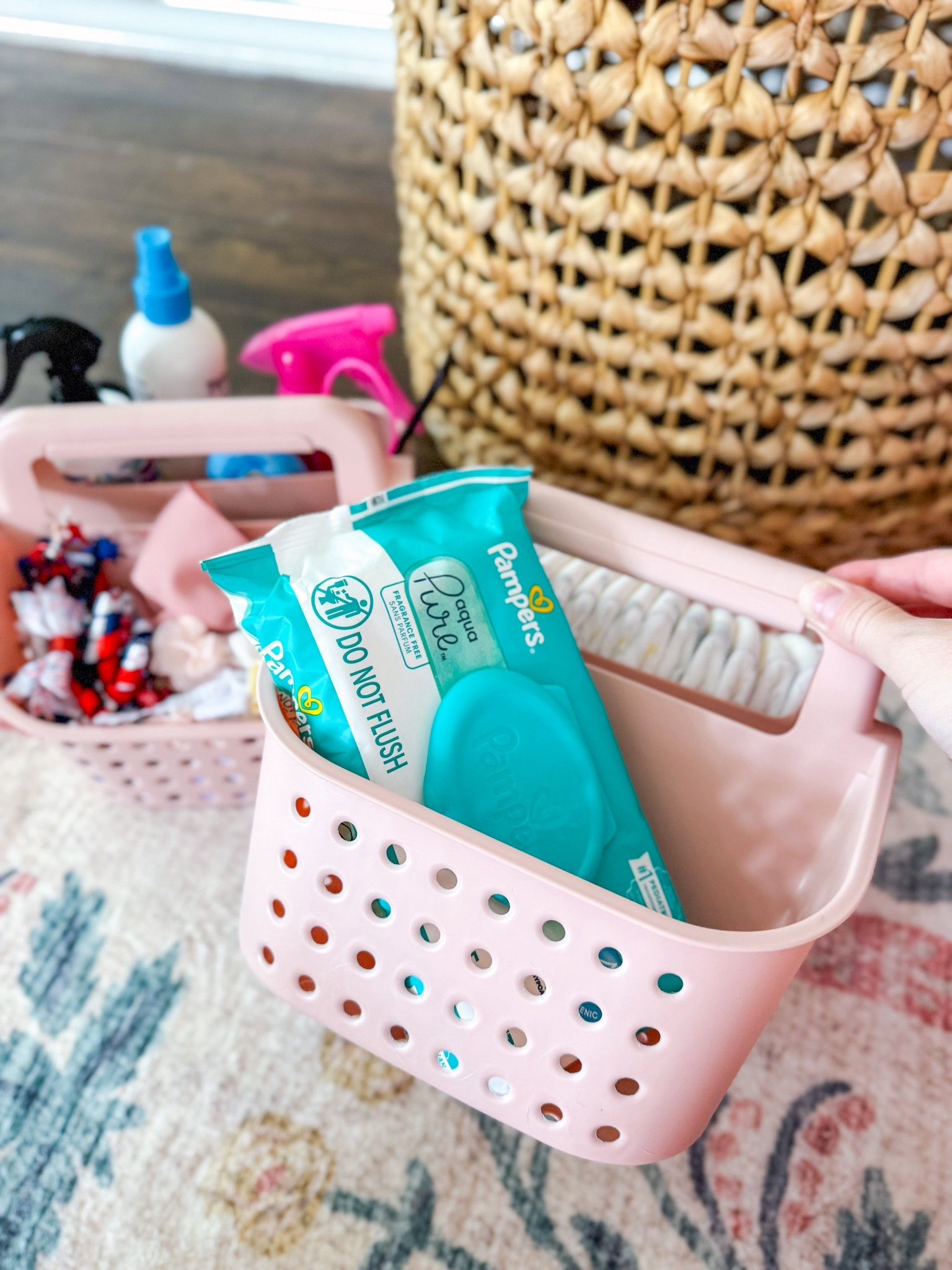 The perfect organization basket for only $5! Works great for diapers and wipes, hair accessories or a shower caddy! 

#LTKKids #LTKFamily #LTKSaleAlert