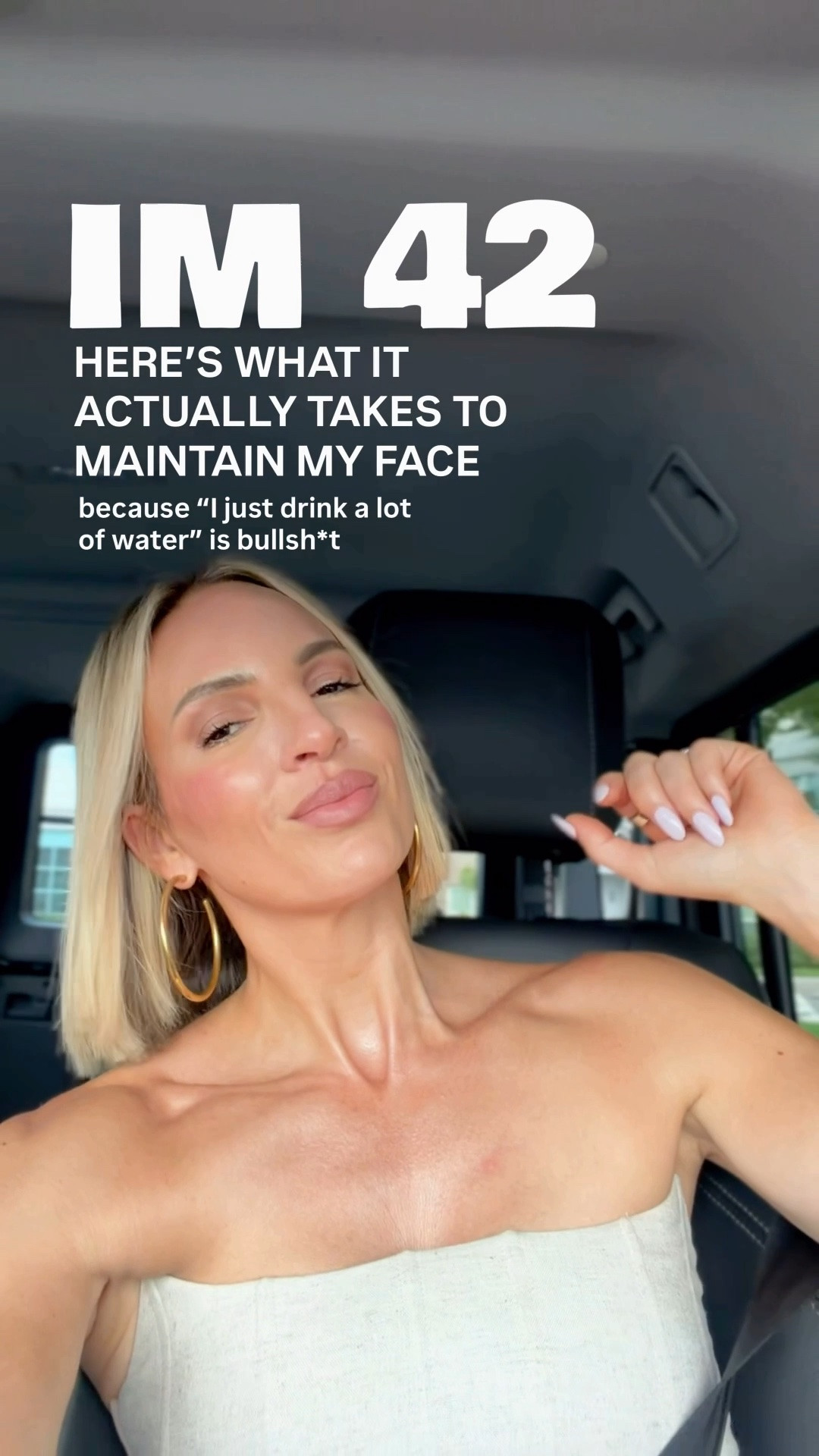 1. Sculptra — 4 vials/year
trying to replace the collagen and volume I’m losing as I age
2. Shave my face — every day
my makeup looks better, my skin looks smoother
3. XERF — 1x/year My tightening treatment for deeper tissue support, especially my lower face + jawline.
4. Serious sun protection — every damn day
5. Microneedling + PDGF — 4x/year
one of the treatments I think has made the biggest difference in my overall skin quality.
6. LED red light — 4–5x/week
helps so much with redness and glow
7. Lip filler — every 2 years
I only do about ½ syringe.
8. Botox — every 3–4 months
I have no wrinkles because of this
9. CoolPeel — 2x/year
prob one of my fave things I’ve ever done for texture + overall skin quality
10. At-home microneedling — every 6 weeks
yes, I do both.  I go professional specifically for the PDGF. Otherwise, I’ve learned how to do my microneedling at home. I use the Dr. Pen M8 but linked some others. ￼
11. Tretinoin — every 3 nights
the goat of anti aging 
12. CO₂ mask — 1x/month
love these for events 
13. PDGF under my eyes — 1x/year
Helps with improving the actual skin quality
14. IPL — 1x/year
gets rid of sun spots and broken capillaries
15. Skin stamping — 1x/week
super shallow, helps with product penetration. I follow with the Calecim or biopelle
16. Collagen masks — weekly
skin looks noticeably plumper, smoother + more hydrated afterward
17. And yes…a shit ton of water — every day
at 42, my skin tells on me IMMEDIATELY when I’m dehydrated

IF I WERE STARTING FROM SCRATCH, HERE’S EXACTLY WHAT I’D DO:
-Every morning: Vitamin C + tinted SPF.
-Every night: Tretinoin 3x/week. The other nights are for hydration + barrier repair.
-At home: Red light 4–5x/week
-Every 3–4 months: Botox to soften repetitive movement before lines become deeply etched.
-3–4x/year: Microneedling + PDGF to focus on collagen + overall skin quality.
-1–2x/year: CoolPeel for resurfacing, texture + fine lines.
-1x/year: IPL for pigmentation, redness + sun damage.
-From DAY ONE: Whatever you do to your face, bring it down your neck + chest. SPF included.

#LTKOver40 #LTKBeauty #LTKstorytime