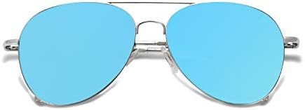 SOJOS Classic Aviator Sunglasses for Women Men Metal Frame Spring Hinges SJ1030 | Amazon (US)