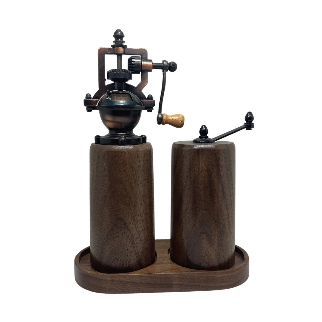 Gift for Him Gift, Salt and Pepper Grinder, Walnut, Cylinder Shape | Etsy (CAD)