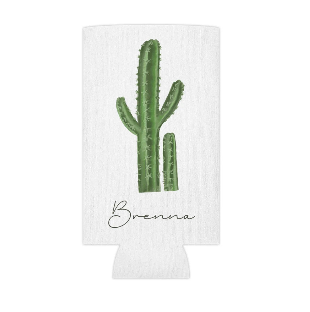Desert Cactus , CUSTOM Name Can Cooler, Personalized Bachelorette Coozie - Etsy | Etsy (US)