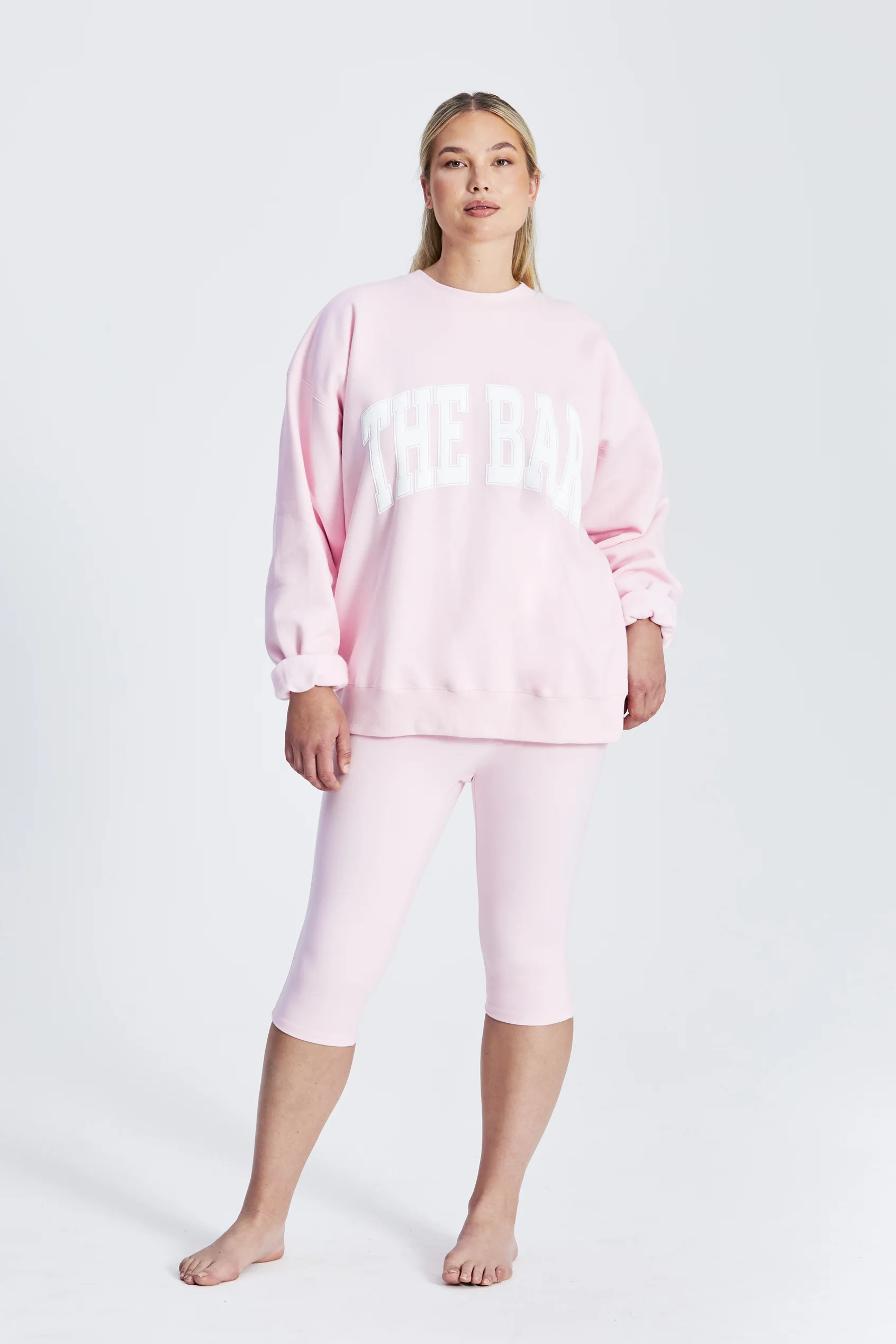 VARSITY SWEATSHIRT BLUSH | The Bar