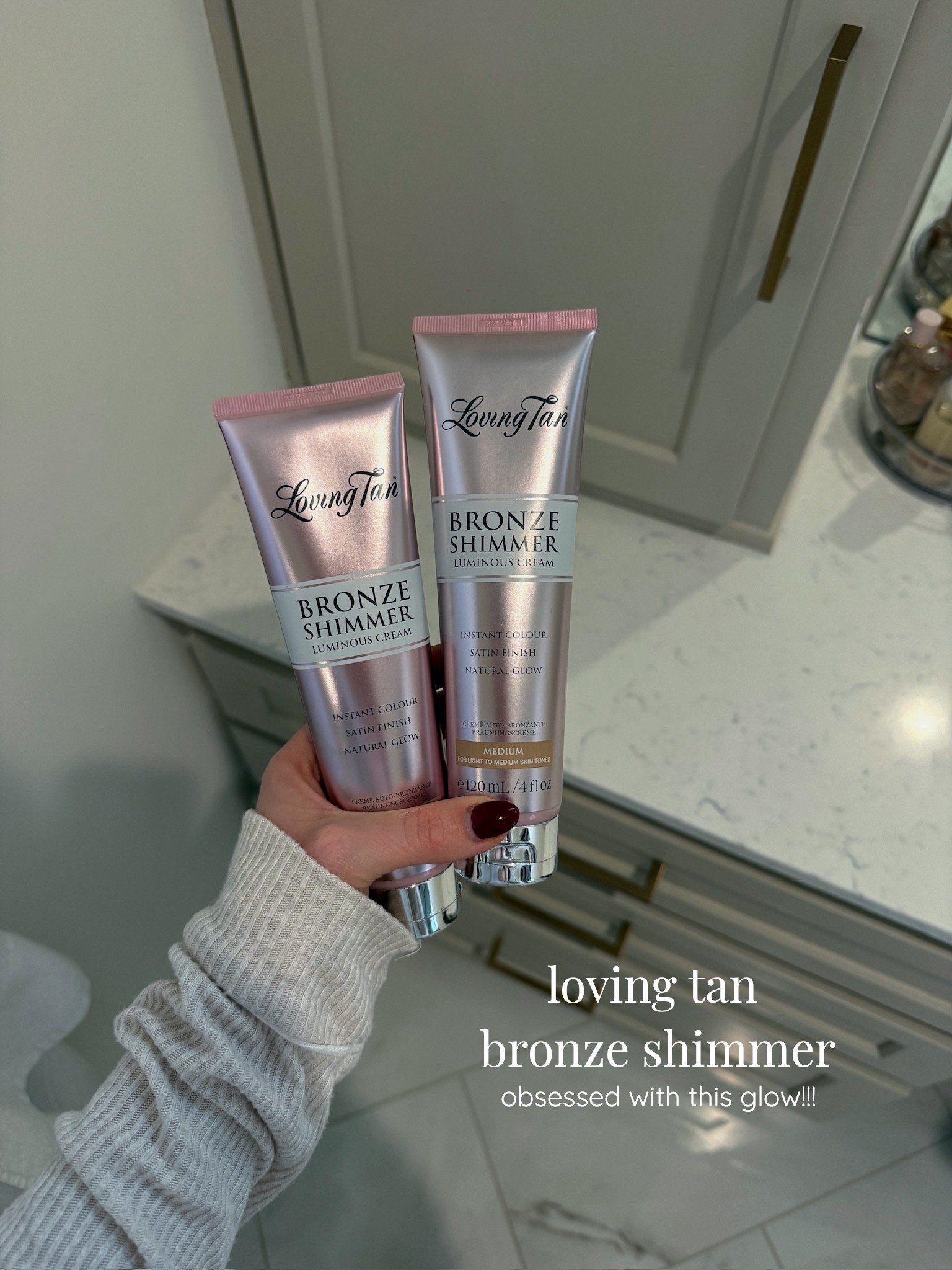 can’t get enough of this body shimmer from loving tan lately!! goes on so seamlessly & immediate confidence booster  👏🏼 

#LTKBeauty #LTKgrwm #LTKselfcare