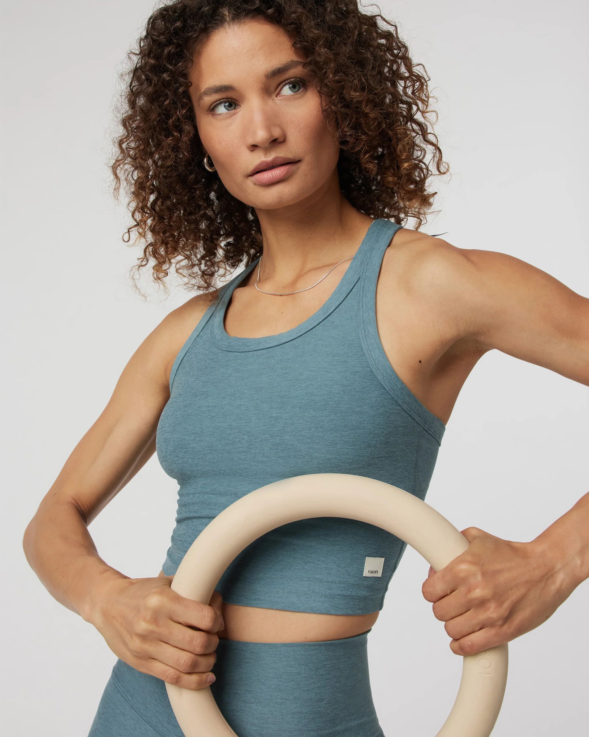 Elevation Racerback Tank | Smoke Blue Heather | Vuori | Vuori Clothing (US & Canada)