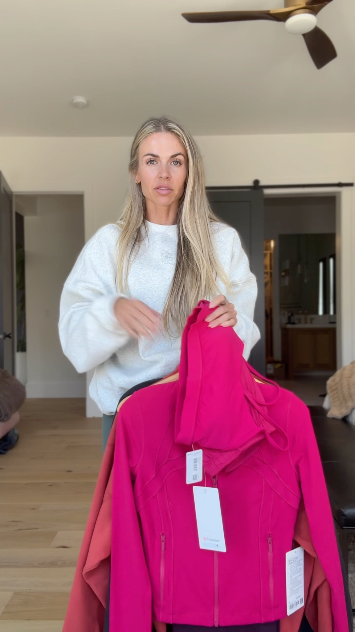 Are they a keep or a gift? 

The calypso pink is sold out on line in the shorts and jacket. I liked the bra! 