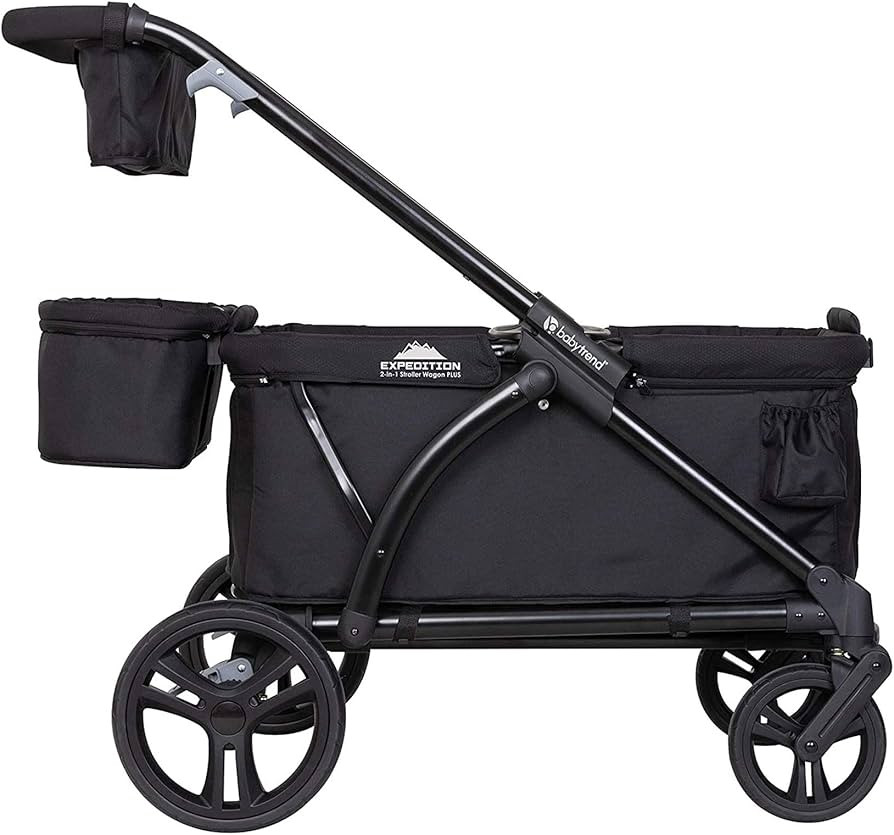 Baby Trend Expedition 2-in-1 Stroller Wagon PLUS, Ultra Black | Amazon (US)
