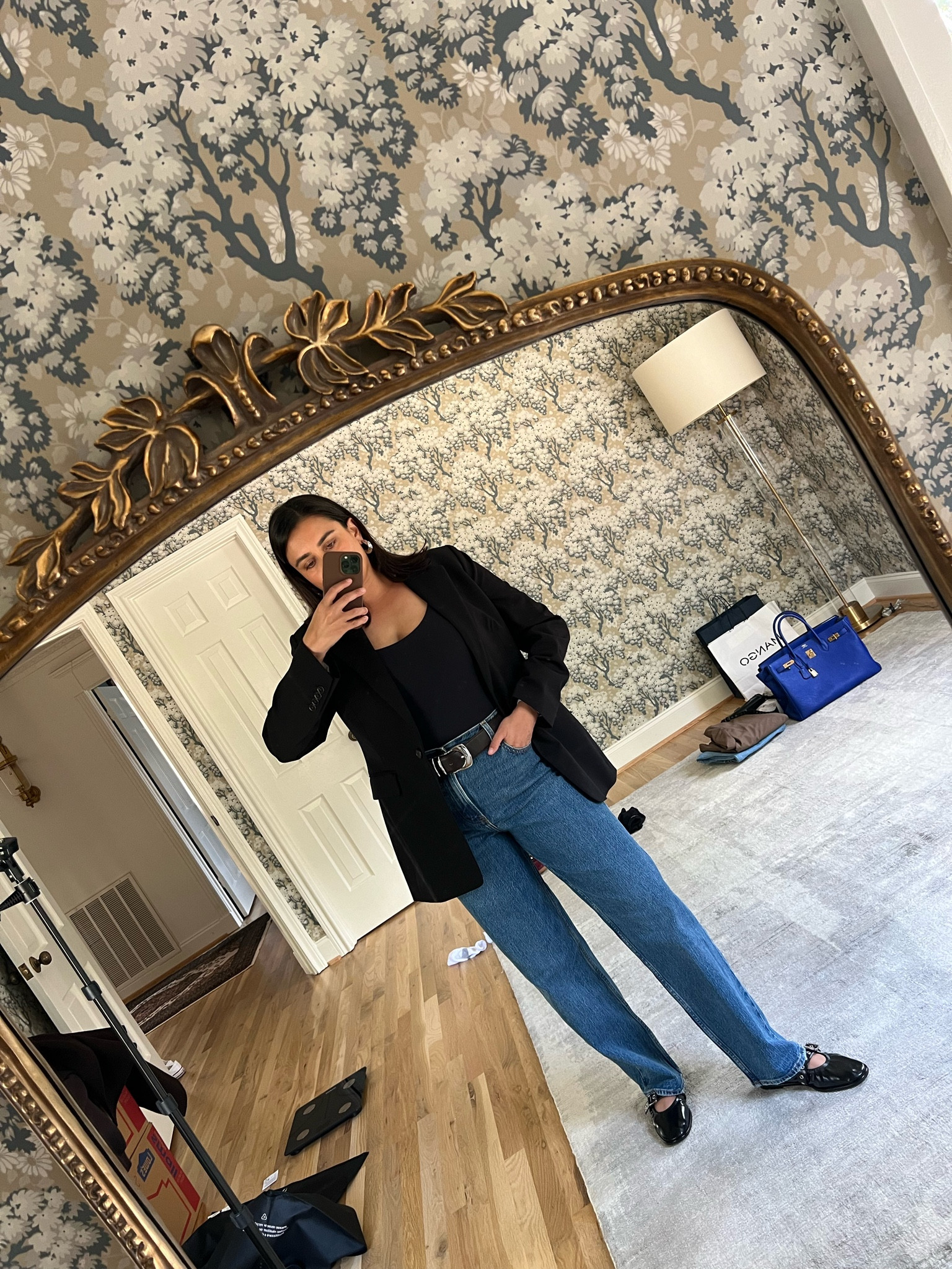 LOVE this outfit. It’s built with classic, timeless pieces that you can wear on repeat for fall and many years to come! 

Jeans, blazer, Abercrombie jeans, ballet flats, classic outfit, fall outfit, timeless outfit, silver earrings, statement belt 

#LTKFindsUnder50 #LTKFindsUnder100 #LTKVideo