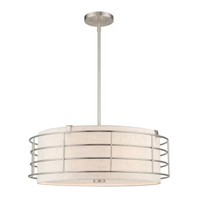 Livex Lighting Blanchard 5 - Light Pendant in  Brushed Nickel | Target