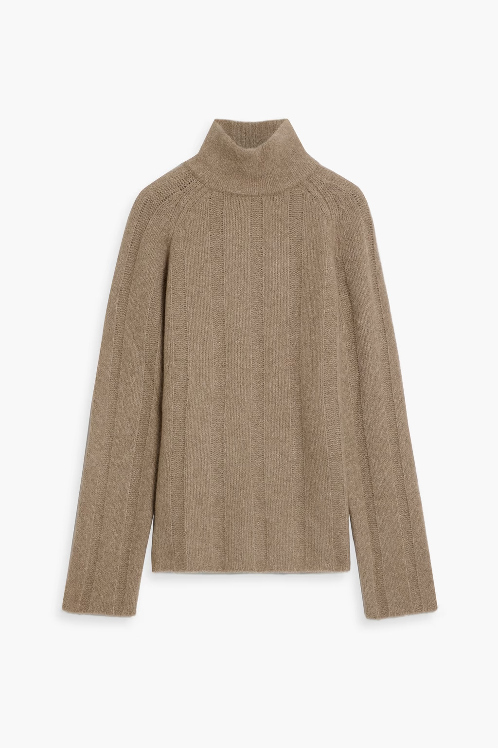 Donna ribbed cashmere-blend turtleneck sweater | The Outnet (US and CA)