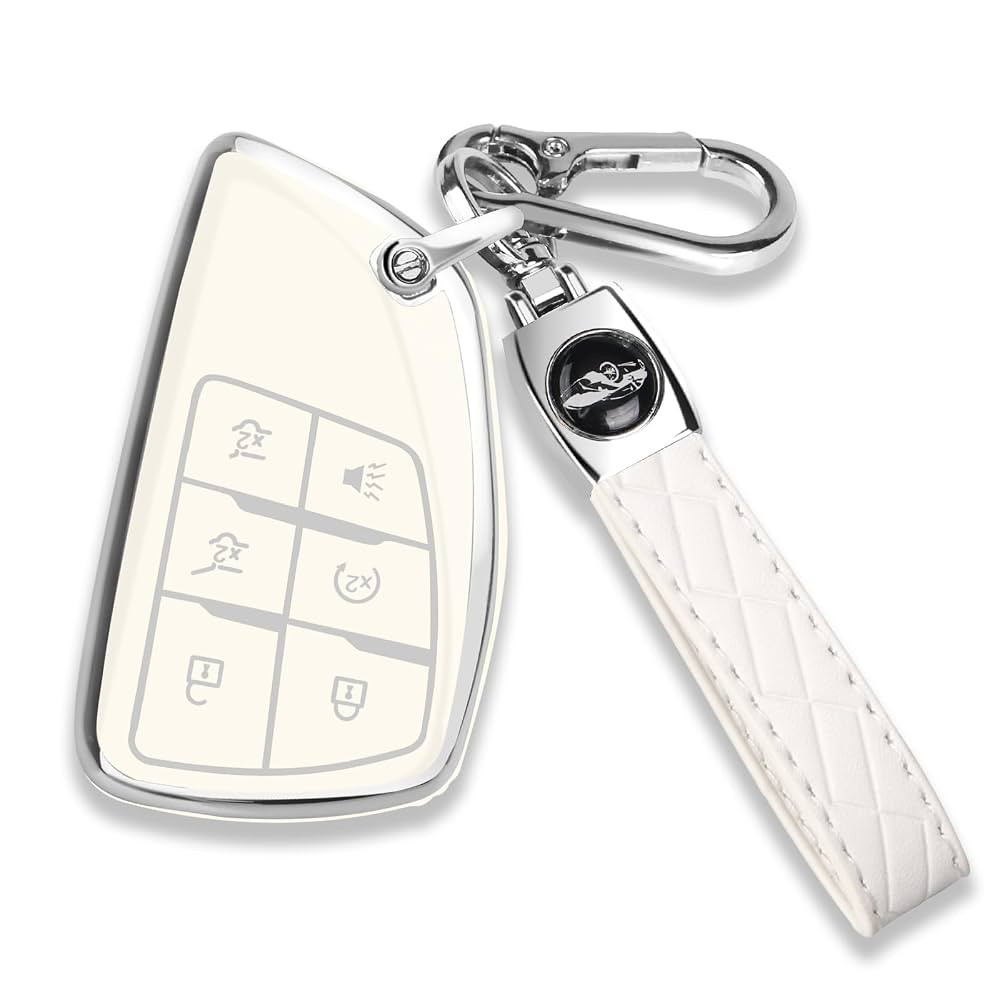QBUC for Chevy Key Fob Cover with Keychain Soft TPU Protection Case Compatible with 2021-2026 Che... | Amazon (US)