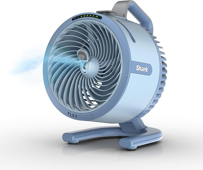 All-New Shark FlexBreeze HydroGo Pro Fan, Indoor & Outdoor Powerful Cooling Fan with Dry-Touch Mi... | Amazon (US)