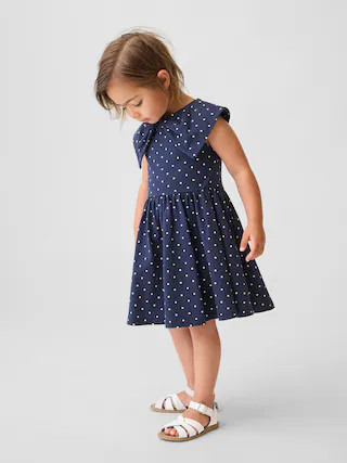 Baby & Toddler Jersey Bow Collar Dress | Gap (US)