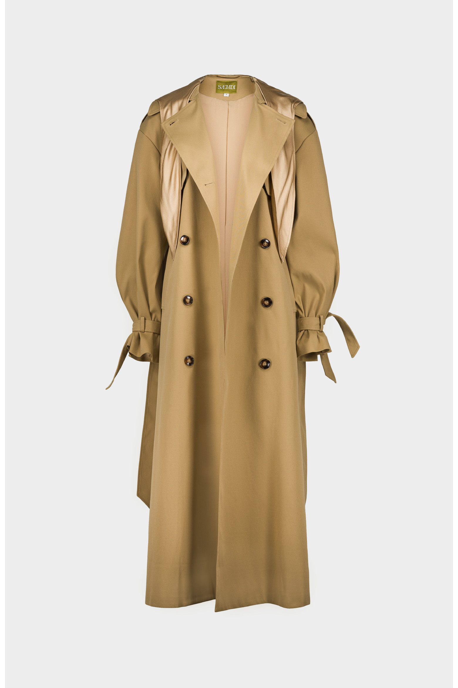 SAEMDI Aurora Trench Coat in Camel at Nordstrom, Size X-Small | Nordstrom