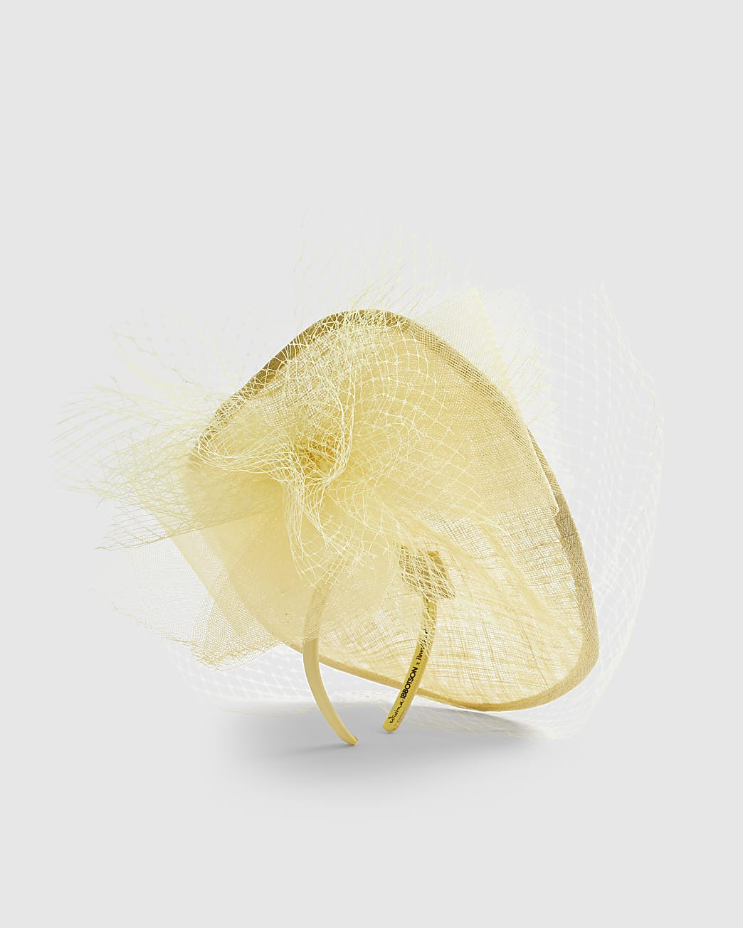 Yellow Premium Hailey Net Fascinator | River Island UK & IE