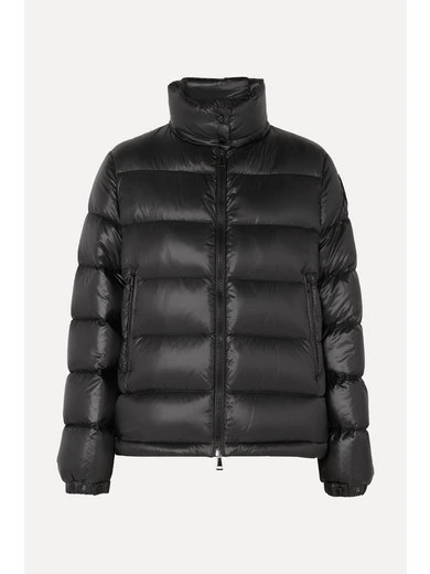 Moncler - Quilted Shell Down Jacket - Black | NET-A-PORTER (US)