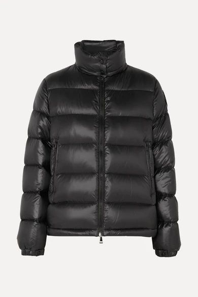 Moncler - Quilted Shell Down Jacket - Black | NET-A-PORTER (US)