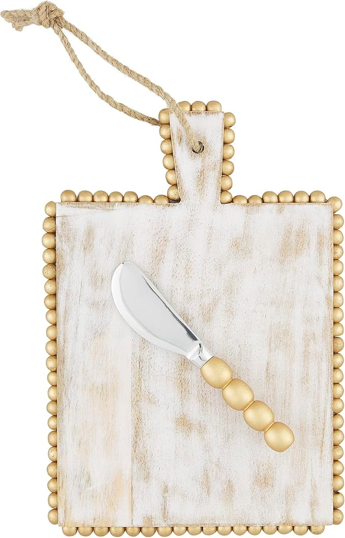 Mud Pie Gold Set, board 9 1/2" x 7 1/2" | spreader 5 1/2", Rectangle | Amazon (US)