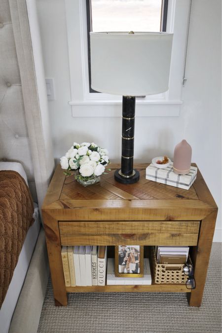 HOME \ nightstand styling 

Bedroom decor
Flowers 

#LTKfindsunder100 #LTKhome