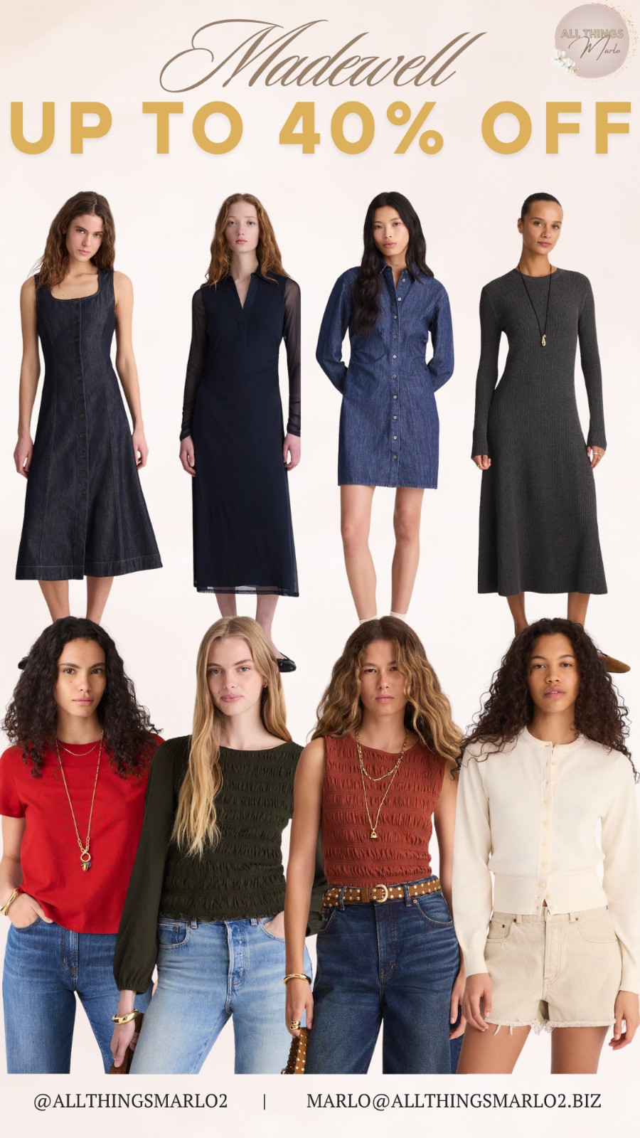 Madewell up to 40% off. 

 #LTKSaleAlert #LTKWorkwear #LTKTravel