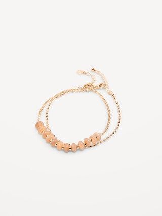 Gold-Plated Bracelet 2-Pack for Women | Old Navy (US)