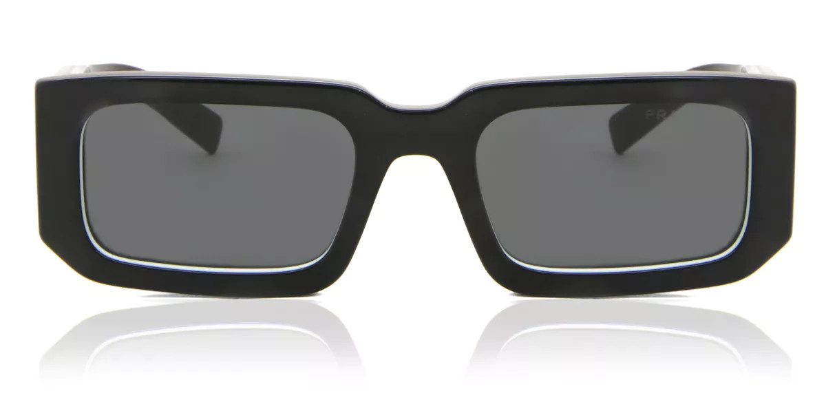 Prada PR 06YS 09Q5S0 Men's Sunglasses Black Size 53 | SmartBuyGlasses Global