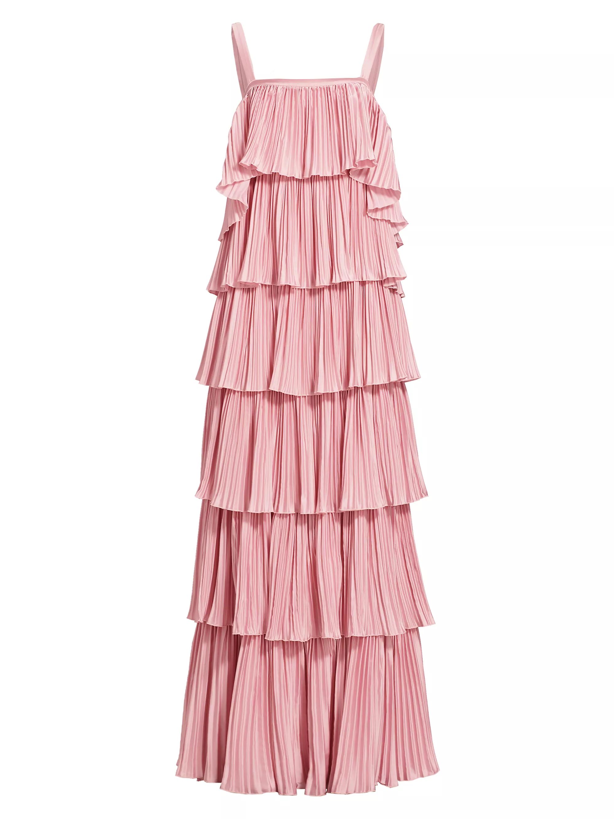 Classique Pleated Tiered Gown | Saks Fifth Avenue
