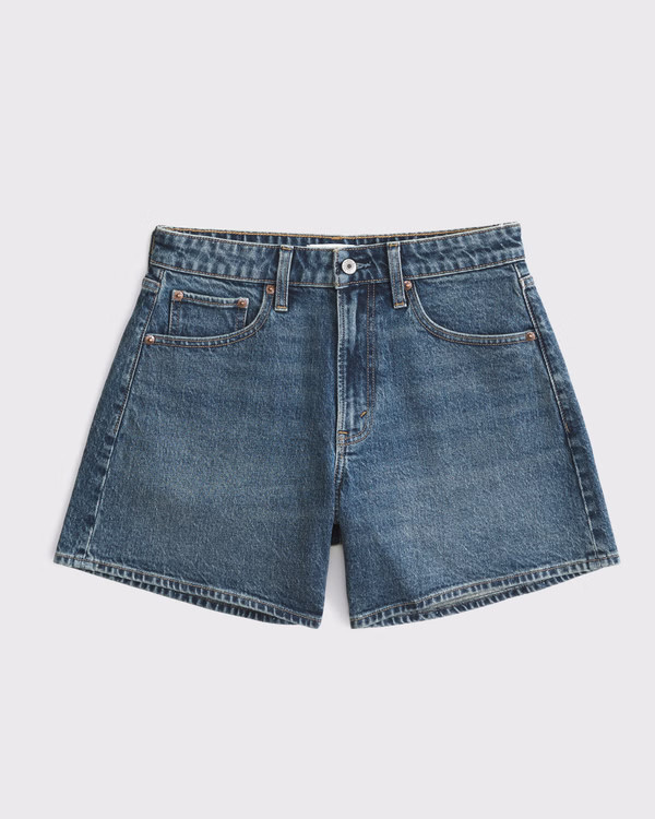 Curve Love High Rise Dad Short | Abercrombie & Fitch (US)