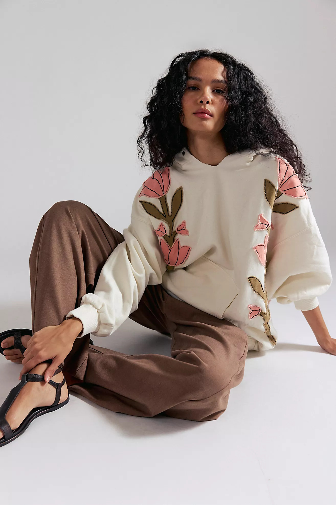 We The Free It's A Vibe Flowers Hoodie | Free People (Global - UK&FR Excluded)