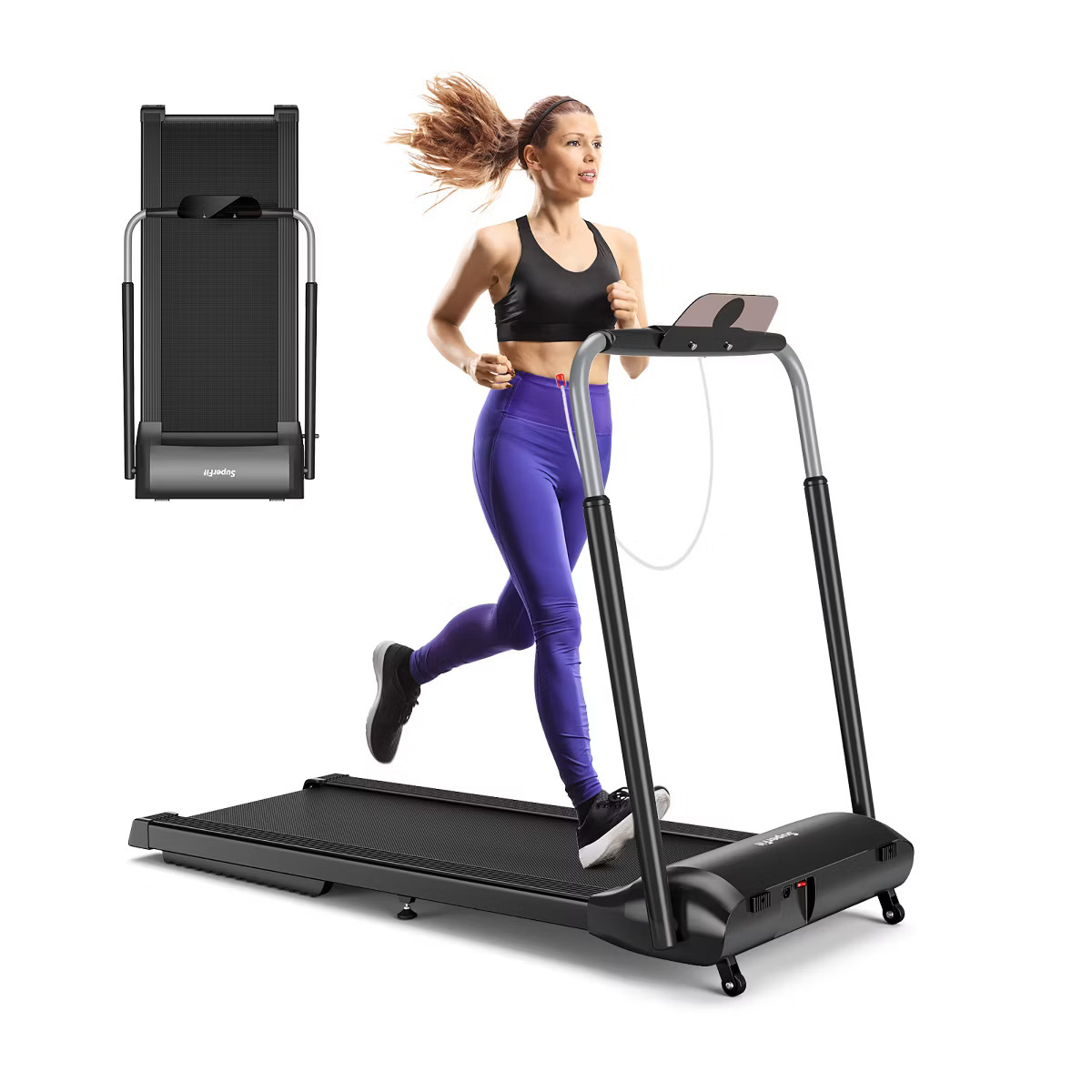 3HP Folding Treadmill Compact Walking Jogging Machine W/Touch Screen APP Control | Target
