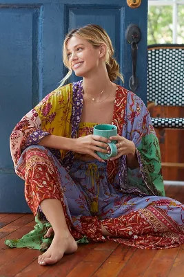 Floral Three-Piece Lounge Set | Anthropologie (US)