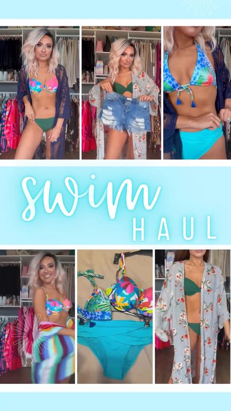 Girl math: if I keep ordering swimsuits, I’ll have to book a vacation to use them 👙☀️ Todays haul from @bleurodbeattieswimwear has fit and color options for every shape and size! The green combo is a perfect fit for someone wanting adjustable top and bottom, also great to mix with prints. I had to add in a fit with no cups for my girlies that don’t like too much structure/want more comfort all day.  Which is your favorite?? 

#LTKfindsunder100 #LTKswim #LTKfindsunder50